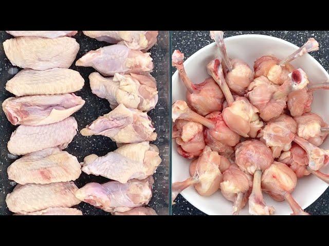 Easy Method to Make Chicken Lollipop from Chicken Wing | Convert Chicken Wings to Lollipops at Home