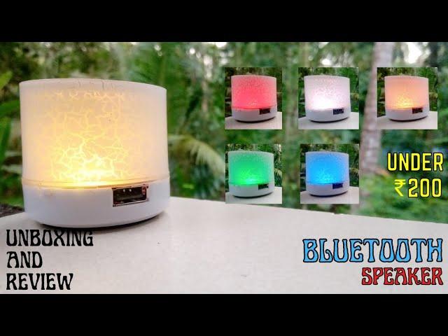 Mini Bluetooth Speaker Unboxing and Review |FLASHING IDEAS|