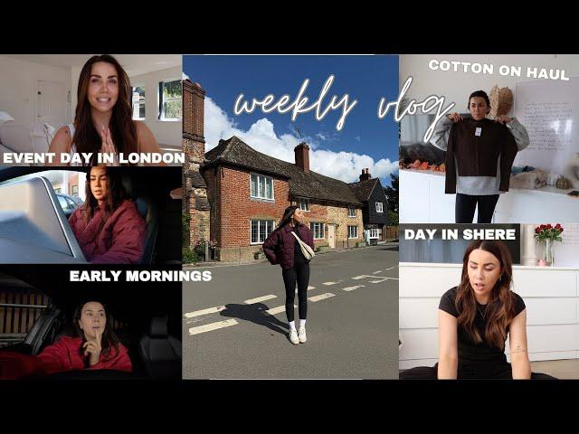 NEW IN AUTUMN HAUL, WHAT I’M READING, EVENTS IN LONDON | weekly vlog | jessmsheppard