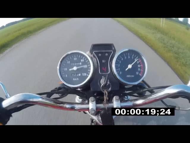 Разгон мопеда Альфа 125cc. 0-100км\ч.