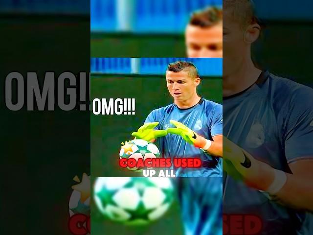 Ronaldo As A Goalkeeper| Outfield Players As Goalkeeper #football #cristianronaldo #goalkeeper