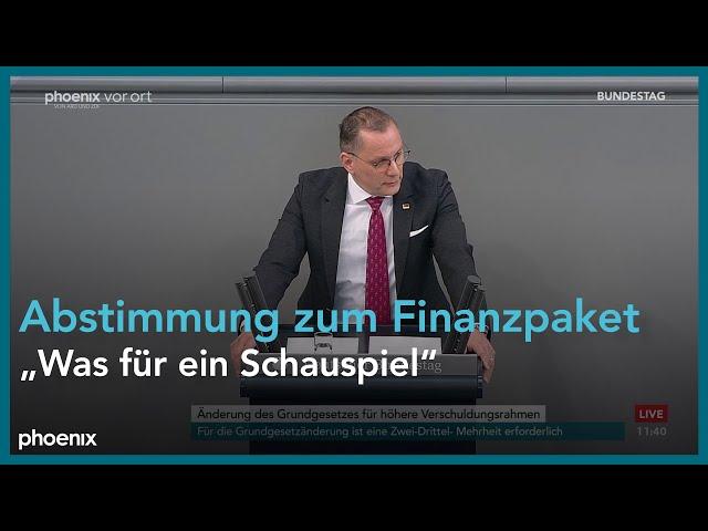 Rede von Tino Chrupalla (AfD) zum Finanzpaket am 18.03.25