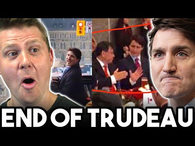 Trudeau BRUTALLY HECKLED on his FINAL EXIT + Justin CAUGHT Meeting Alleged Chinese MONEY LAUNDERERS
