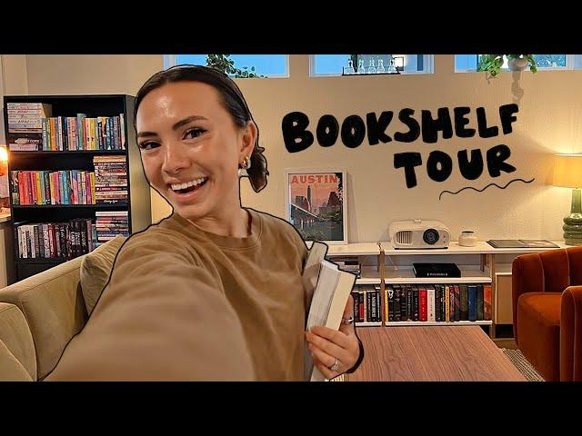 bookshelf tour & organizing my books in the new house!