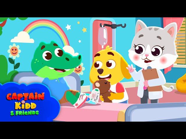 Doctor Doctor | Captain Kidd and Friends | Kiddopia | Kids Cartoon Learning Videos Toddlers