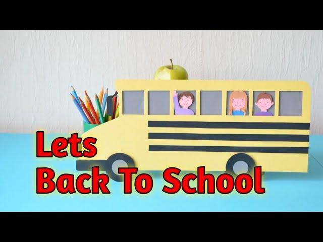 Back To School Intro Video No Text