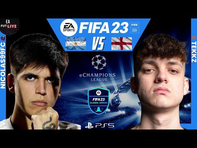 NICOLAS99FC VS TEKKZ | FIFA 23 - eCHAMPIONS LEAGUE QUALIFIER FGS23 - PRO VS PRO