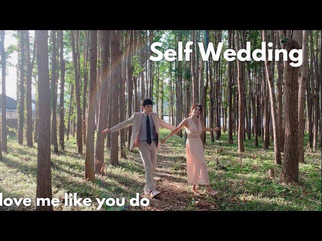 셀프웨딩 [4k] / 핸드폰 하나로 만든 셀프 웨딩 영상 / Ellie Goulding-Love Me Like You Do / 보니허니커플