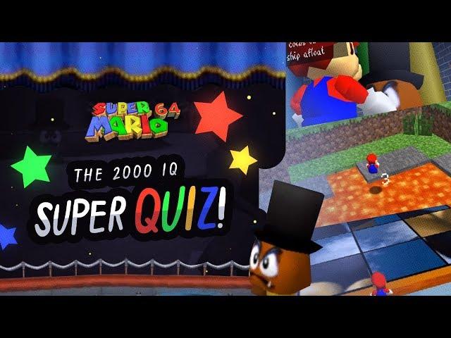 The 2000 IQ Super Quiz! | Super Mario 64 Troll Romhack