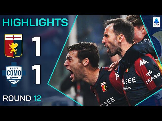 GENOA-COMO 1-1 | HIGHLIGHTS | 12ª GIORNATA | SERIE A ENILIVE 2024/25