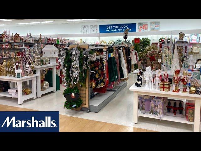 MARSHALLS CHRISTMAS DECORATIONS CHRISTMAS DECOR ORNAMENTS SHOP WITH ME SHOPPING STORE WALK THROUGH