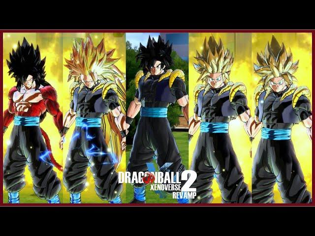 CAC Transformations with NEW Badass Hairs - Dragon Ball Xenoverse 2 Mods