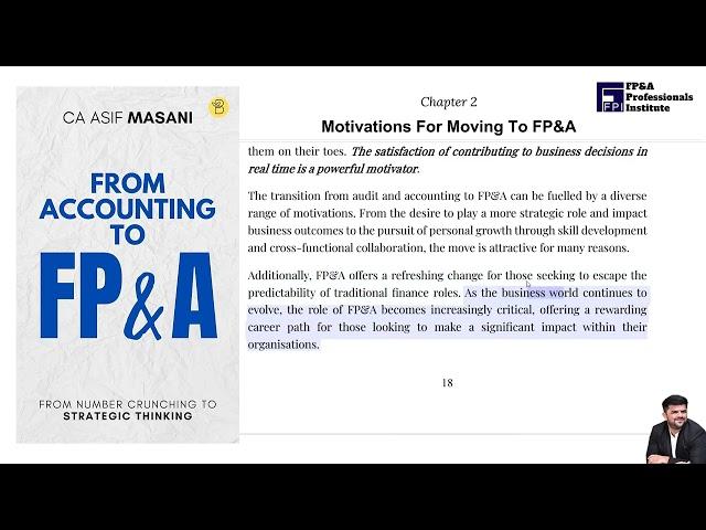 Motivations for Moving to FP&A | From Accounting to FP&A | Chapter 2 | Asif Masani