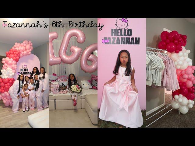 TAZANNAH’S 6TH BIRTHDAY | VLOG