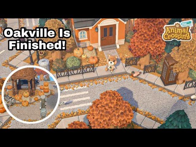 OAKVILLE IS FINISHED!/TOURING MY FALL TOWN CITY ISLAND//ISLAND TOUR//ANIMAL CROSSING:NEW HORIZONS