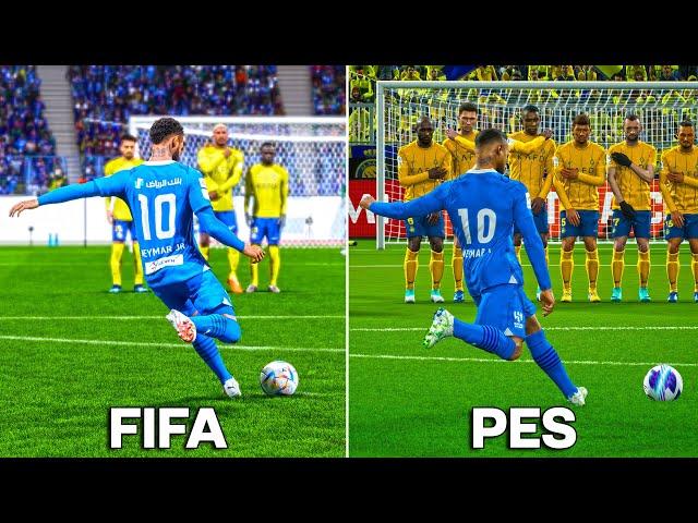 Neymar JR Free Kicks • FIFA vs PES From 2011 to 2024