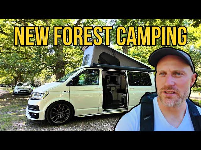 Solo Camping In The New Forest BBQ & Drinks [ Ep. 1 ]