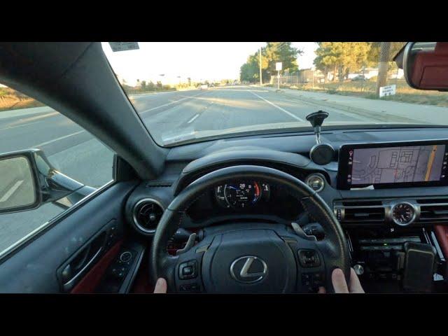 2022 Lexus IS350 F Sport: POV Drive