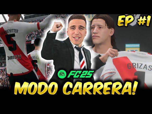 EMPIEZO UN MODO CARRERA EN EL EA FC 25 COMO ENTRENADOR DE RIVER! CAPÍTULO 1..