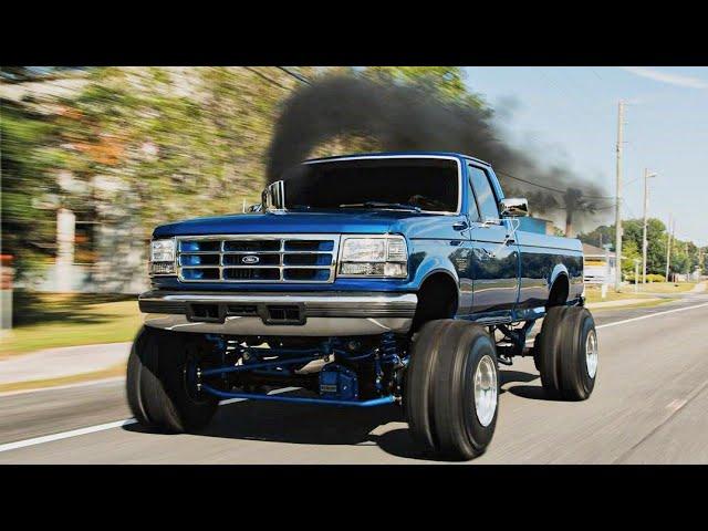 ROWDIEST DIESEL TRUCKS IN THE WORLD!  MUST WATCH!