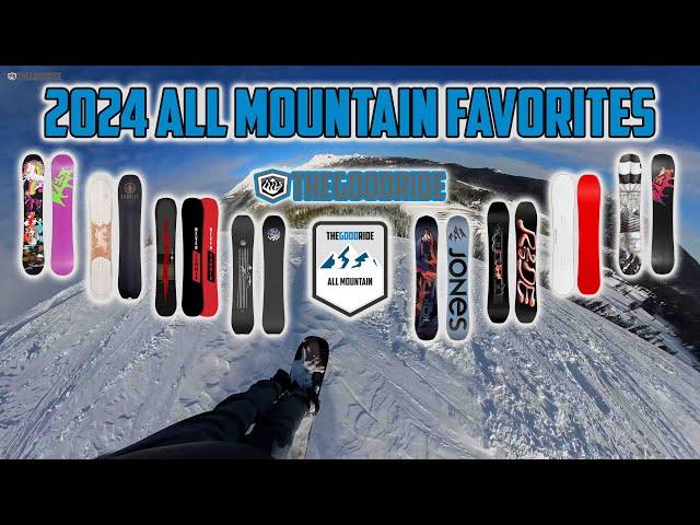 2024 Favorite All Mountain Snowboards from The Good Ride