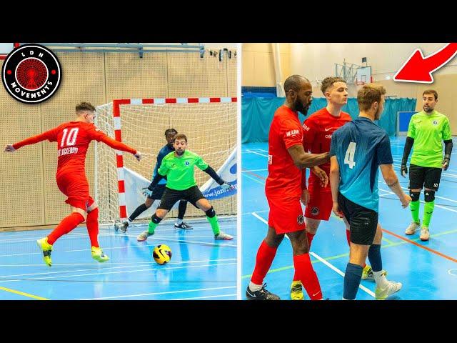 I Played in a PRO FUTSAL MATCH & I SCORED A GOAL! (Football Skills)