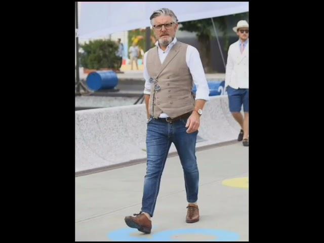 men vest outfits casual street style for older men