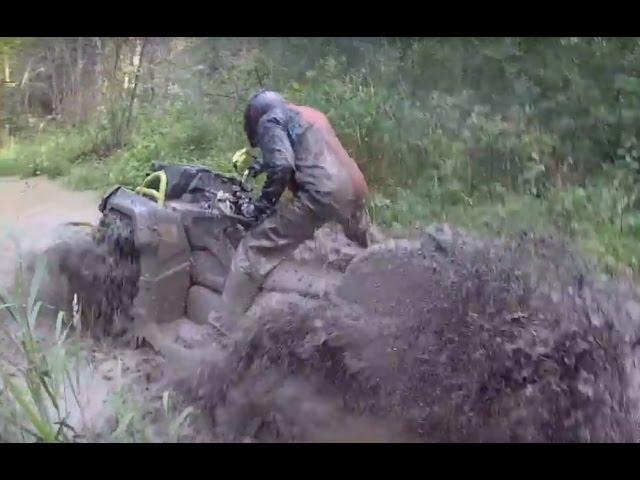 ATV Trail Riding ATV Going Mudding Compilation