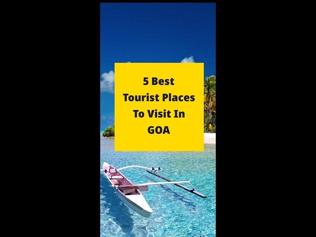 5 Best Tourist Places In Goa I Places To Visit In Goa I Goa Trip #shorts #viralvideo #trending