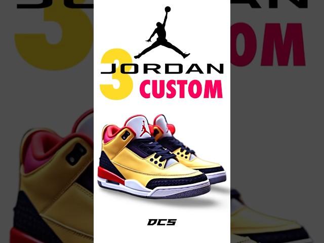 JORDAN 4 CUSTOM! YELLOW/REd/Blk AJ4 #2024 #nike #family #fall #custom #jordan11 #airjordan #yellow