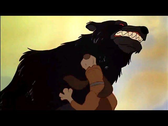 The Fox and the Hound (1981)-Bear Attacks