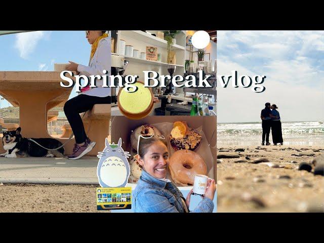  Spring break vlog, Carlsbad, solo movie date, coffee date con Pinna, brunch con amigas | SD vlog