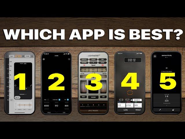 The BEST Light Meter App For Film Photography (FULL COMPARISON)