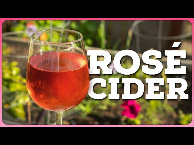 EASY ROSÉ CIDER Recipe to transform your spring