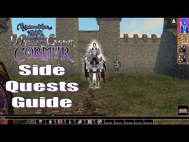 Neverwinter Nights Enhanced Edition Wyvern Crown of Cormyr Side Quests Guide