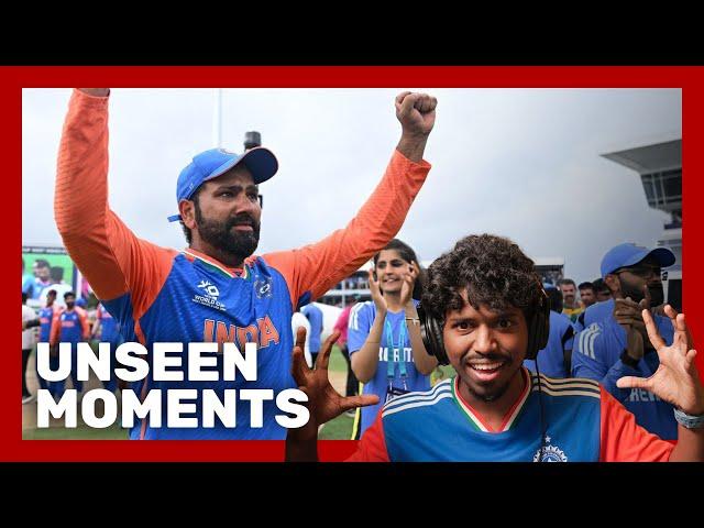 Exclusive Unseen Moments from T20 WC Finals | ICC? | #cricket #rohitsharma #viratkohli