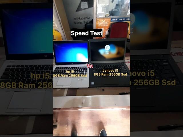 Lenovo vs hp speed test #shorts #computer #laptop