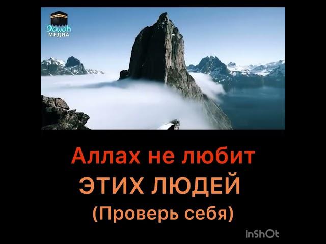 Аллах не любит этих людей