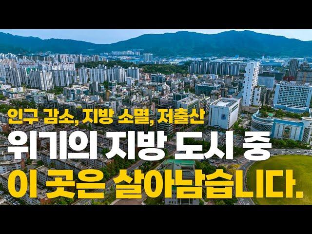 지방 도시 중 살아 남을 도시는 이 곳입니다.