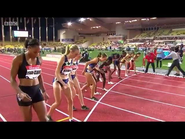 Faith Kipyegon wins 1000m race in Monaco.