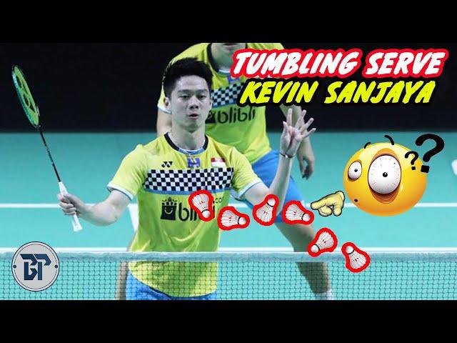 Lihat Gerak Bolanya..!!!, Inilah Teknik Servis Kevin Sanjaya Yang Bikin Lawan Puyeng