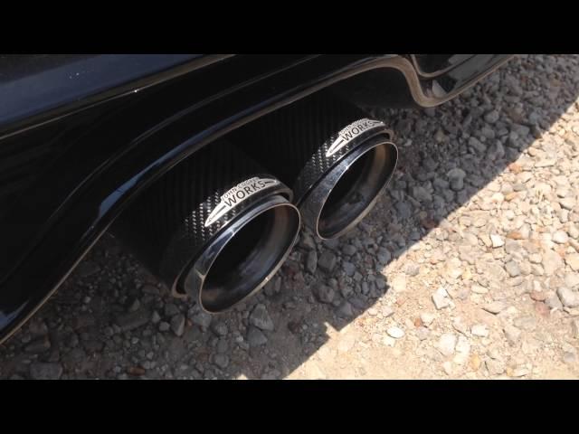 F56 MINI Cooper S with JCW Carbon Fibre Exhaust Tips