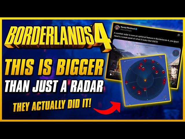[HUGE NEWS] WHY ADDING A RADAR TO BL4 MEANS MORE THAN YOU THINK | Borderlands 4 Gameplay Update