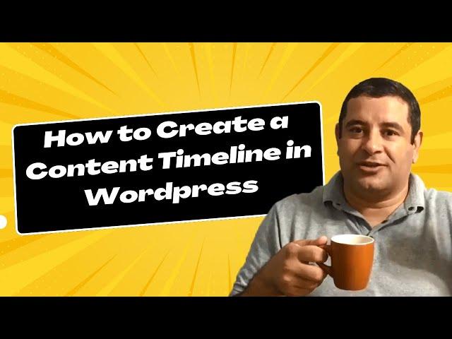 How to Create a Content Timeline - Spectra Tutorial WordPress - Free Timeline Plugin WordPress