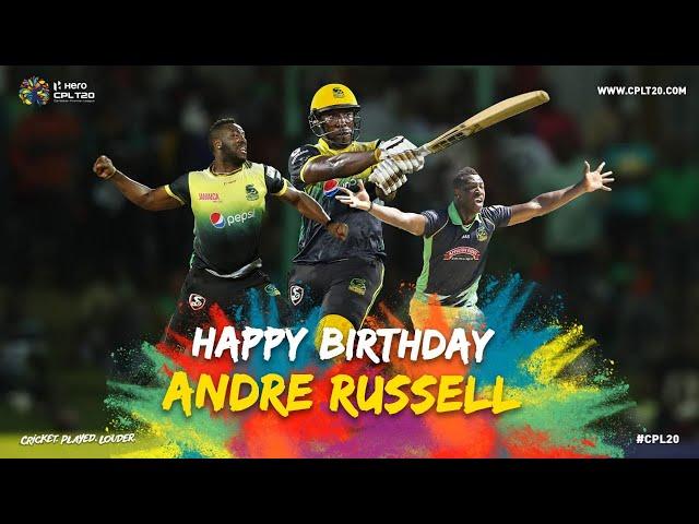 EVERY ANDRE RUSSELL SIX IN CPL EVER | #CPL20 #BiggestPartyInSport #AndreRussell