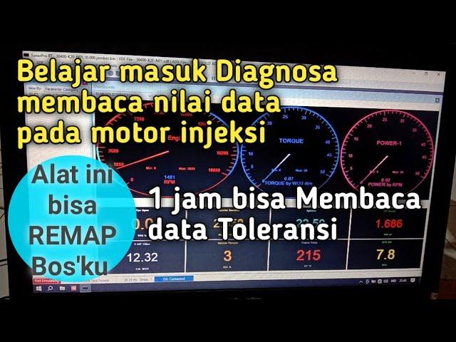 belajar Diagnosa membaca data motor injeksi