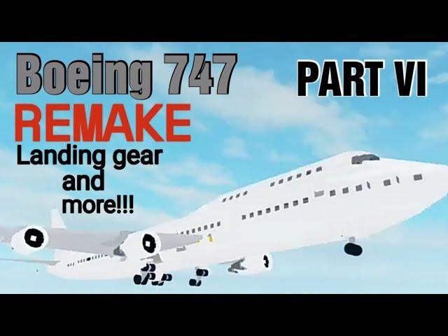 How to build a Boeing 747-400 Remake, Part 6 "plane crazy Roblox".