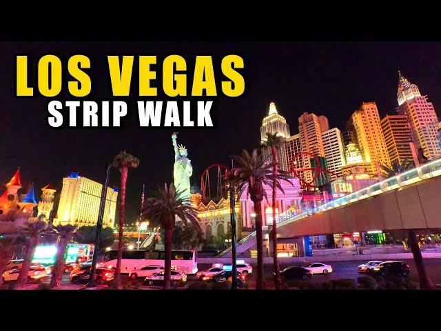 Las Vegas Strip 4k Walk