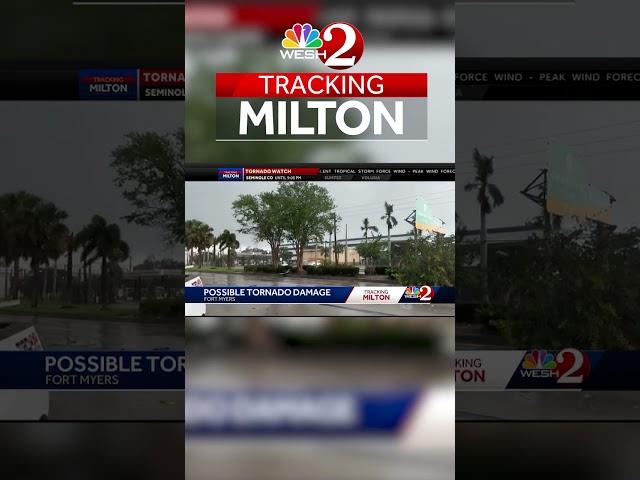 Storm footage in Ft. Myers