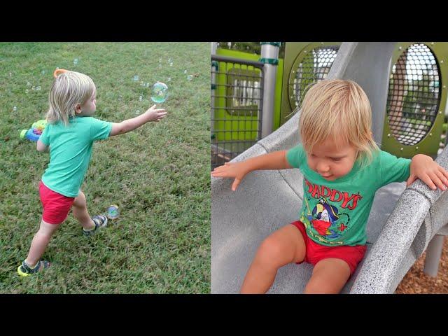 I Want To Be A Bubble Princess, Coolest Swing At The Playground & A Tofu Dinner Fail! | Home Vlog